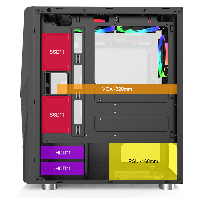 Montech Cases-FIGHTER 500